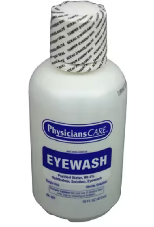 Impact® Emergency Eye Wash Refill 16 OZ Clear Saline Sterile 1/Each